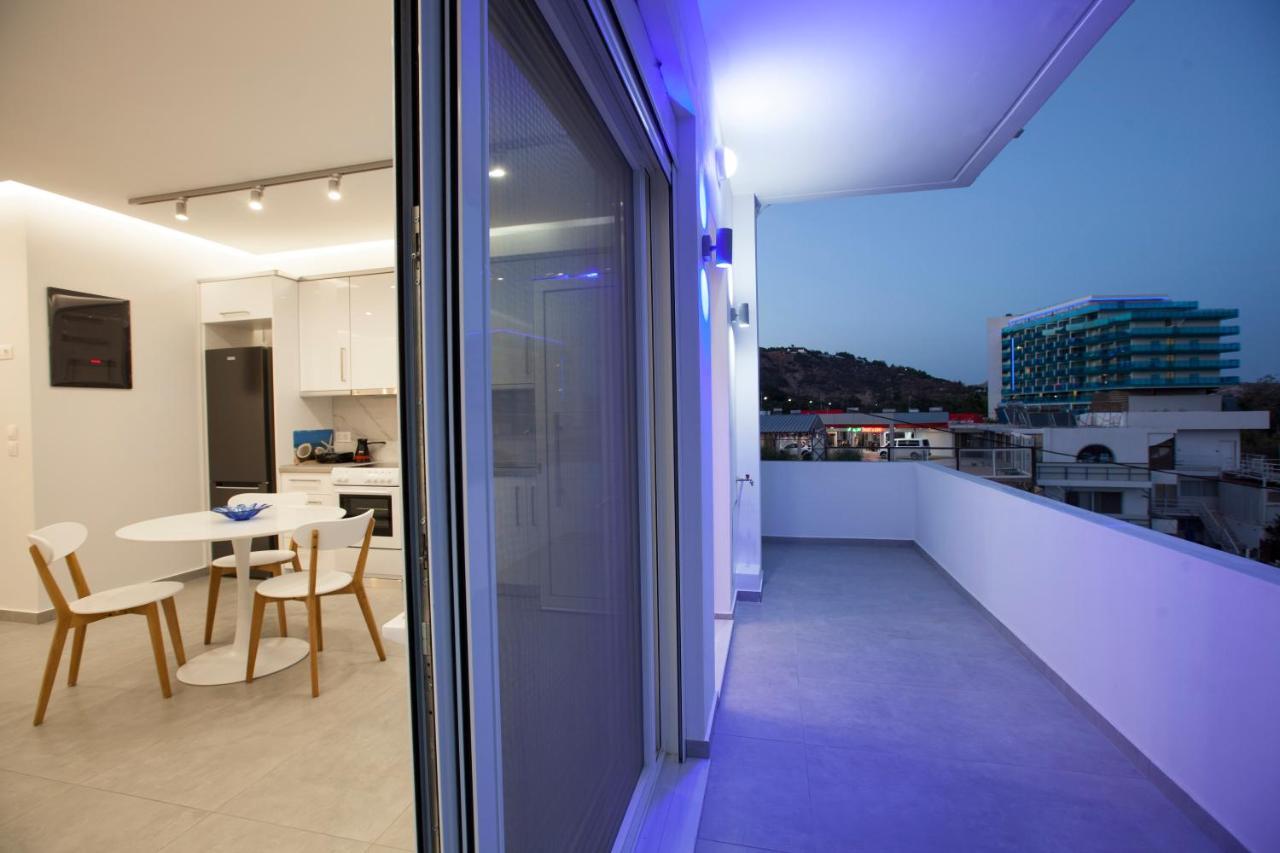 The Azure Blue Apt Faliraki Buitenkant foto